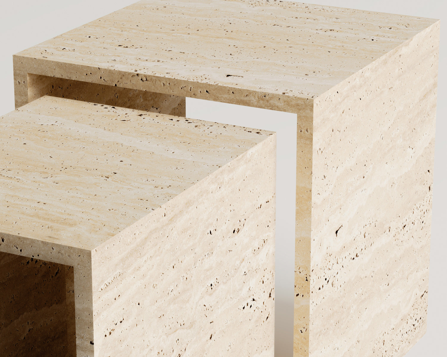 Amaya-Traverten Yan Sehpa