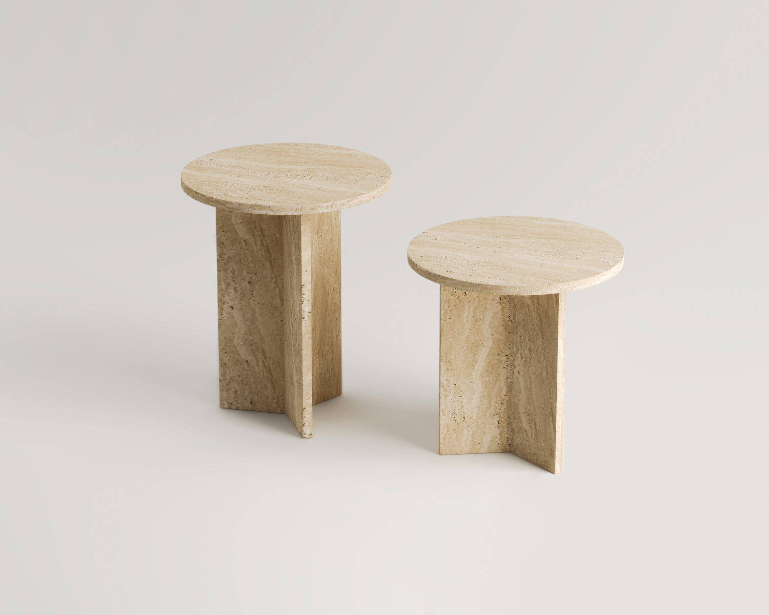 Aida-Traverten Yan Sehpa