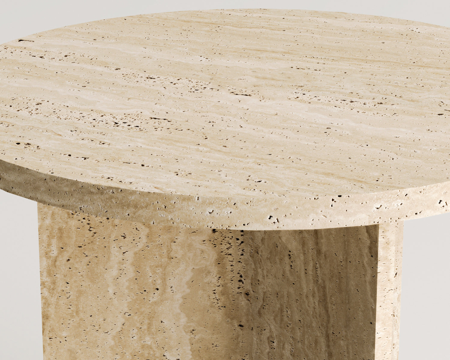 Aida-Traverten Yan Sehpa