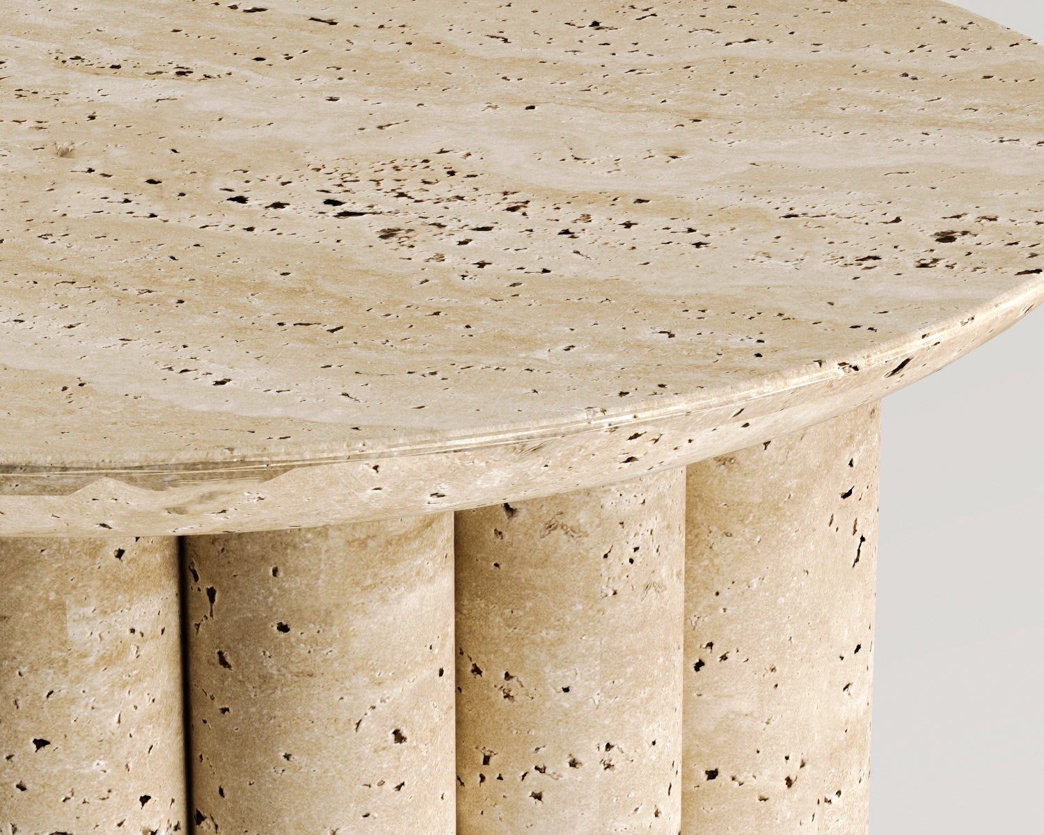 Darla-Traverten Yan Sehpa