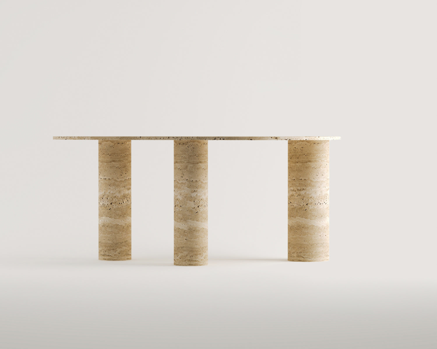 Bo-Traverten Yemek Masası