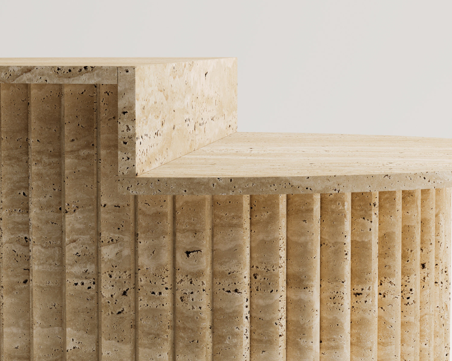 Alya-Traverten Orta Sehpa