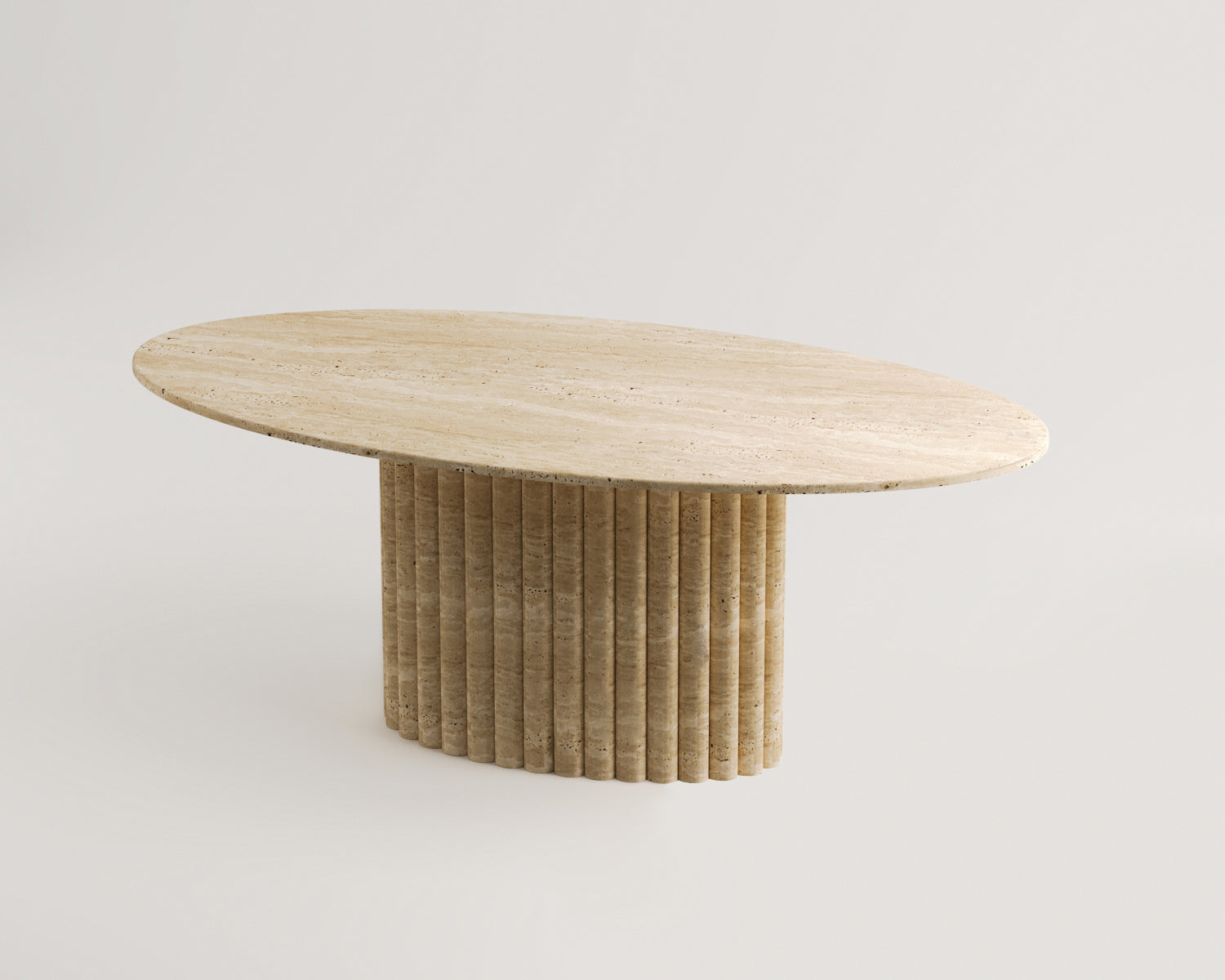 Tares- Traverten Yemek Masası