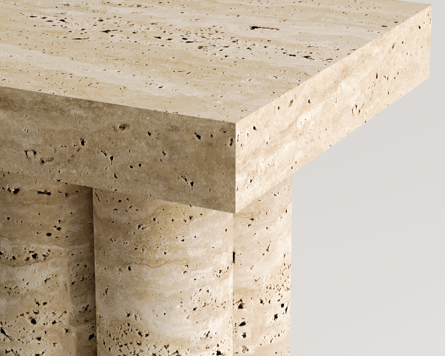 Broos-Traverten Yan Sehpa