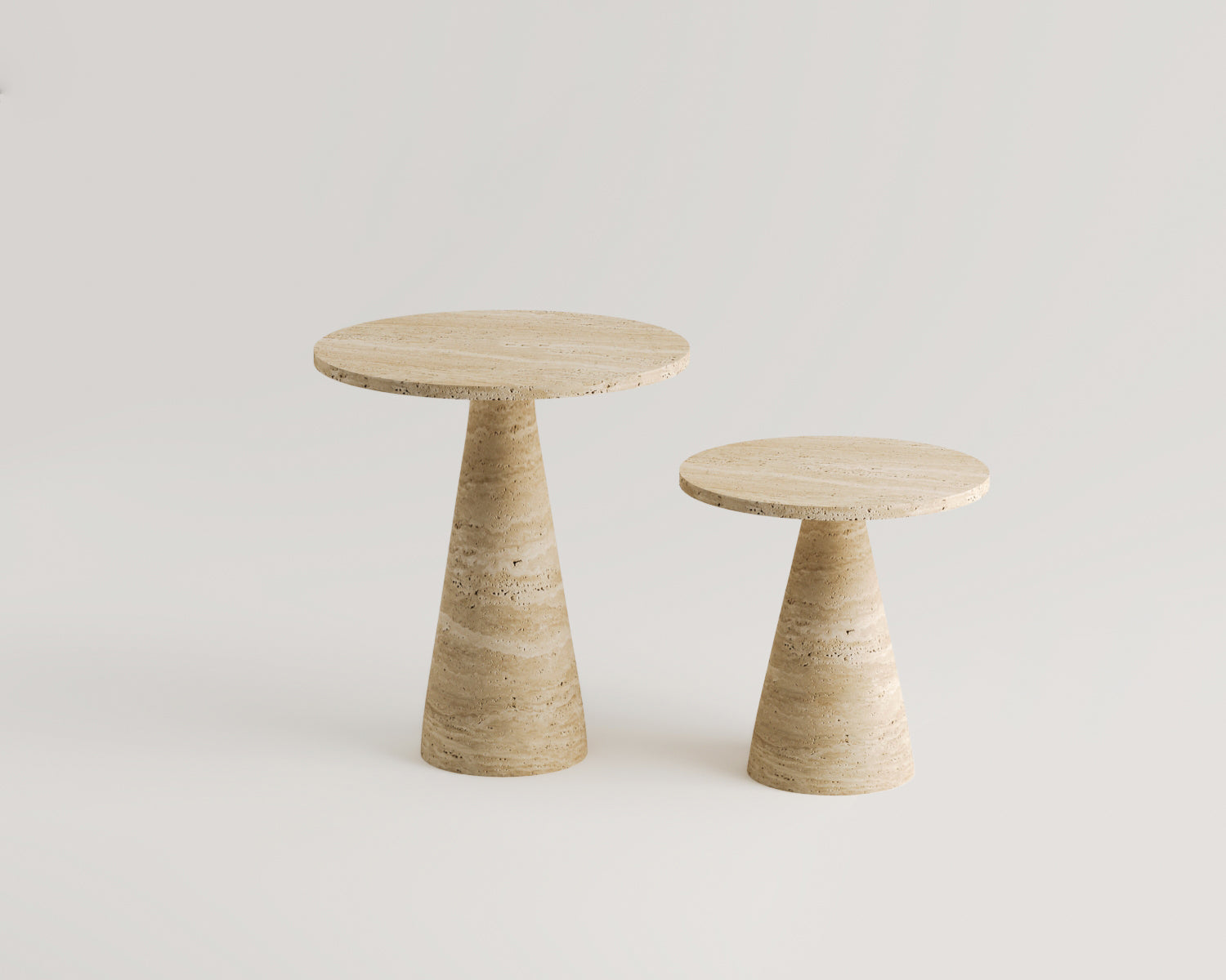 Parla-Traverten Yan Sehpa