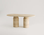 Joyce-Traverten Yemek Masası