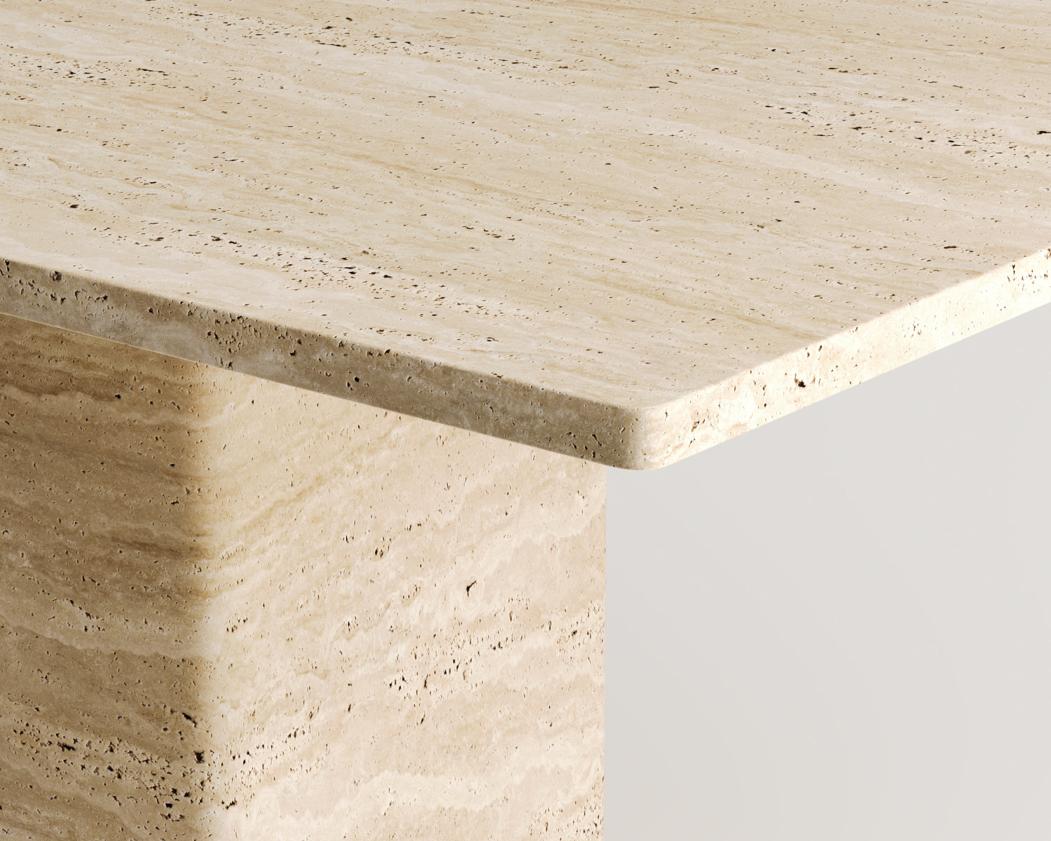 Megan-Traverten Yemek Masası