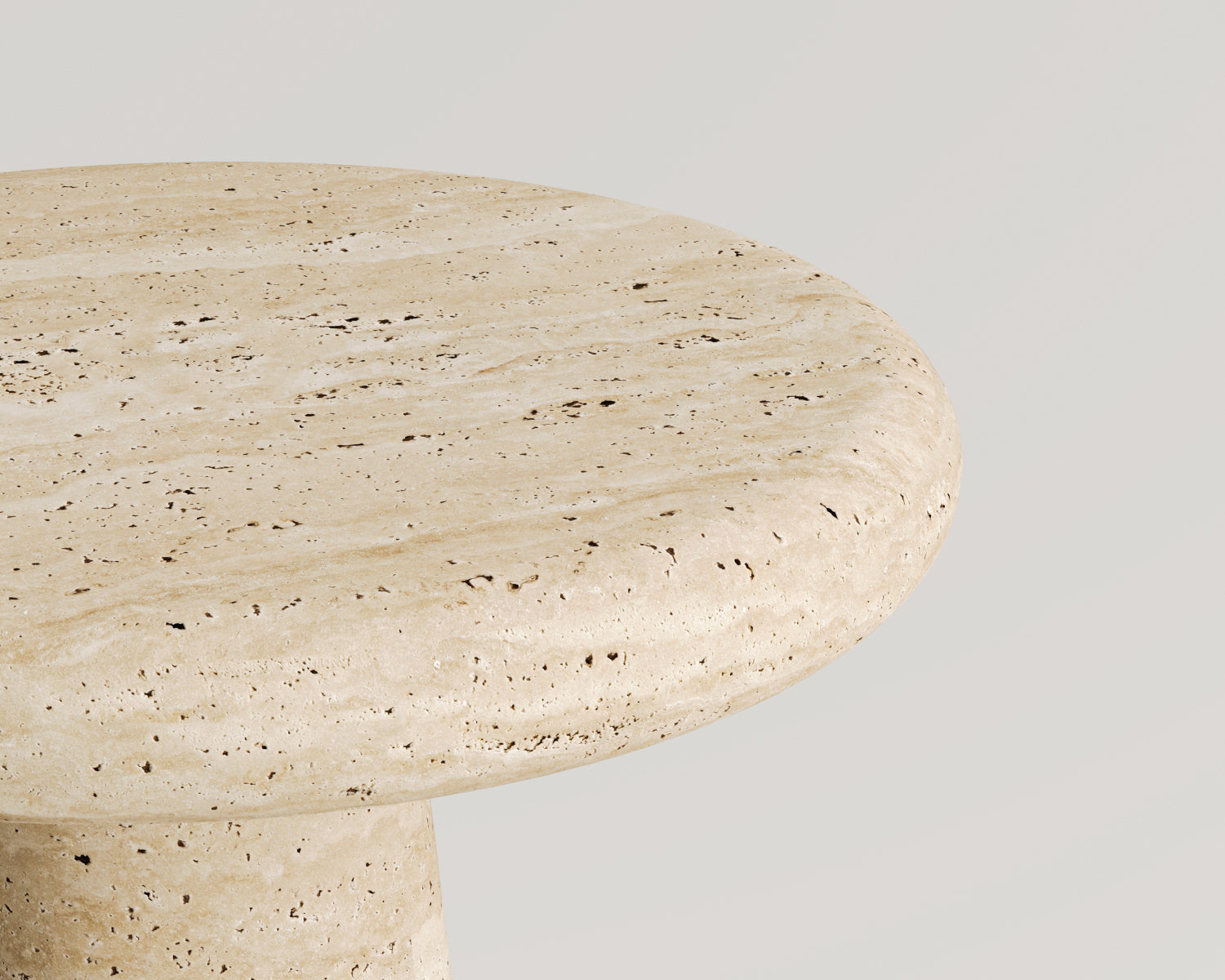 Hye-Traverten Yan Sehpa