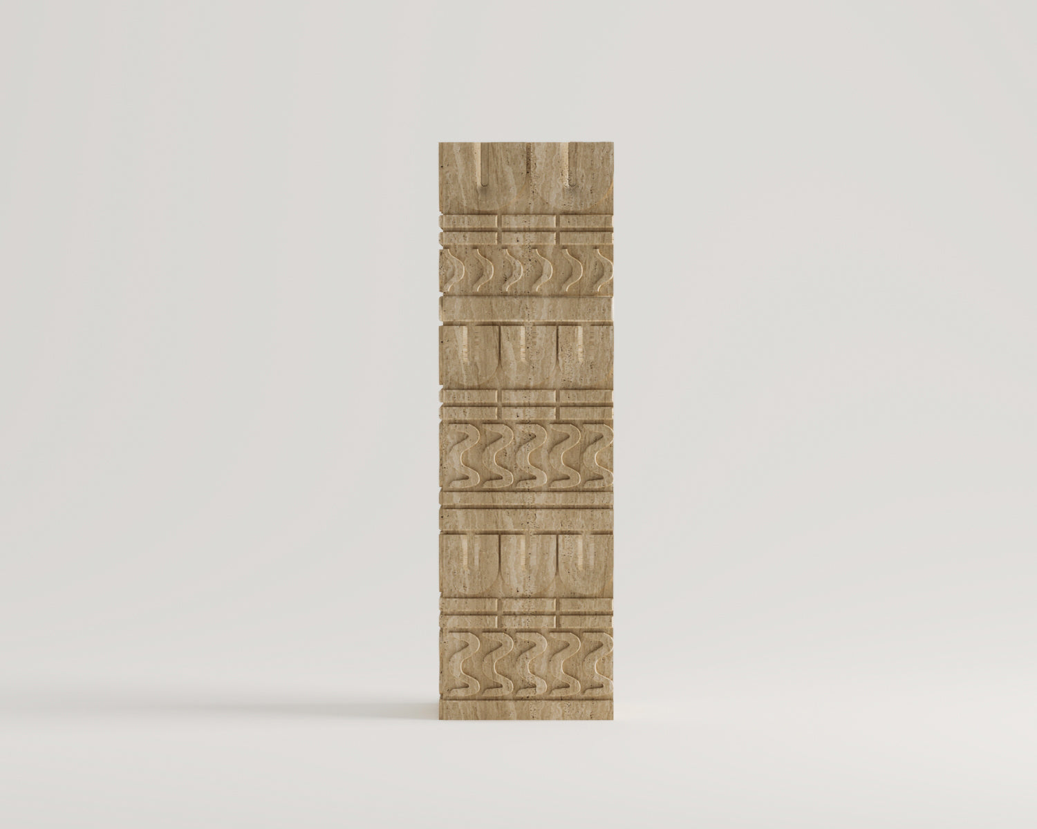 Basel-Traverten Yan Sehpa