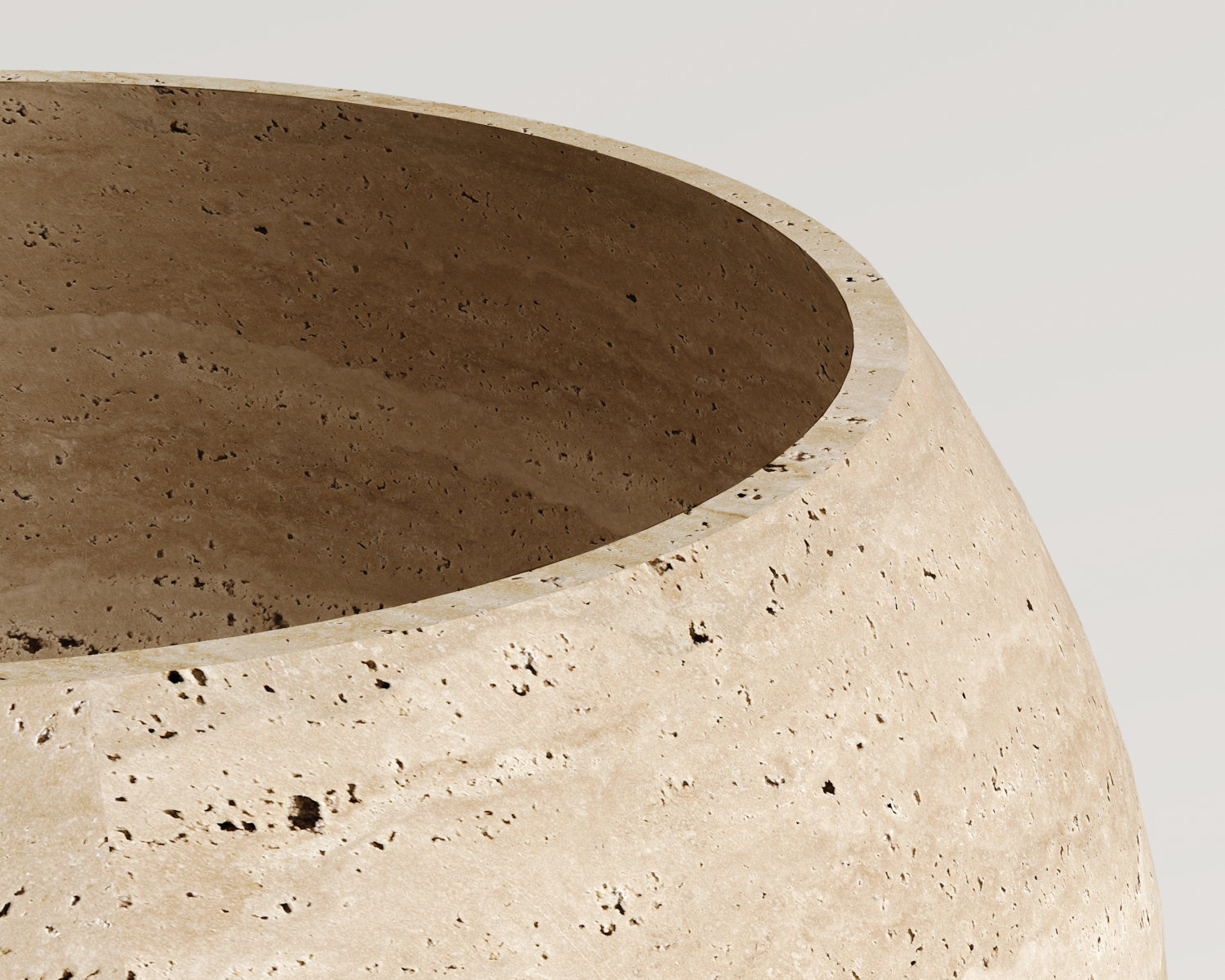 Neva - Traverten Saksı