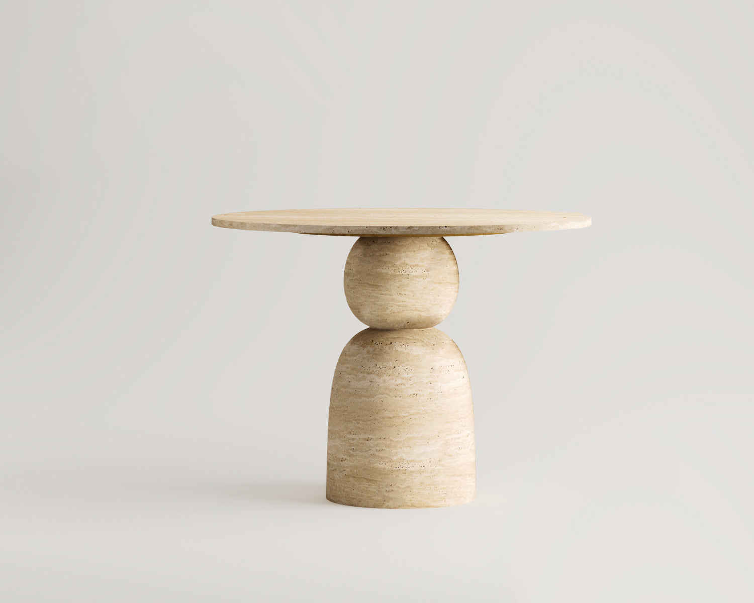 Belly-Traverten Yemek Masası