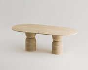 Levi-Traverten Yemek Masası