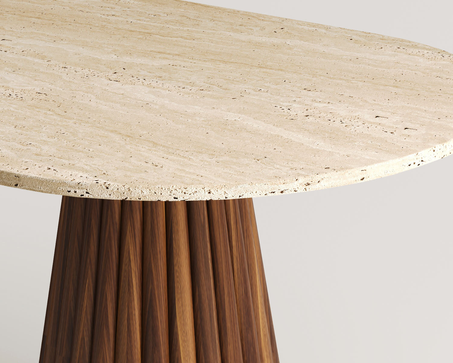 Ricardo-Traverten Yemek Masası