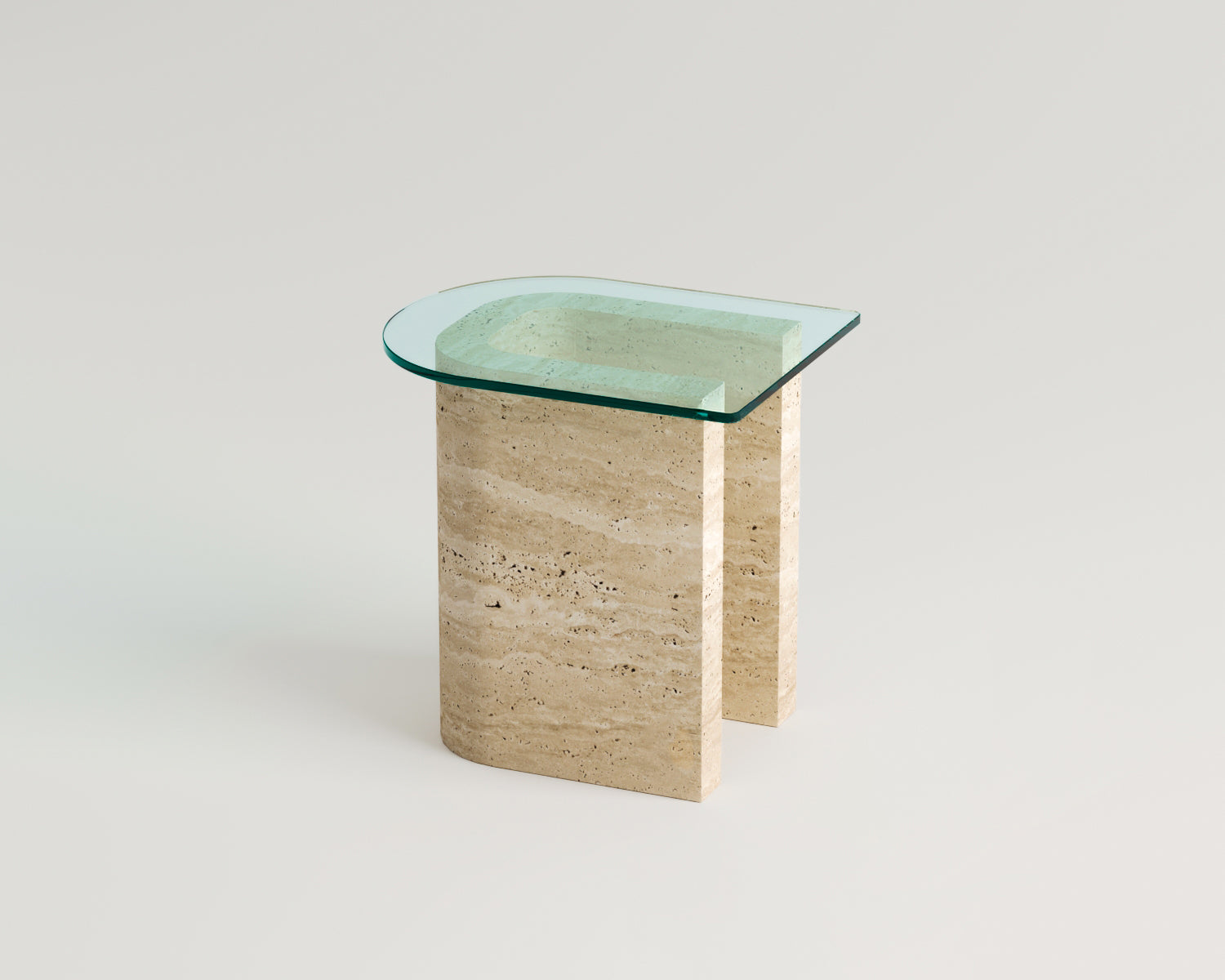 Afra-Traverten Yan Sehpa