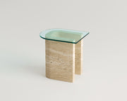 Afra-Traverten Yan Sehpa