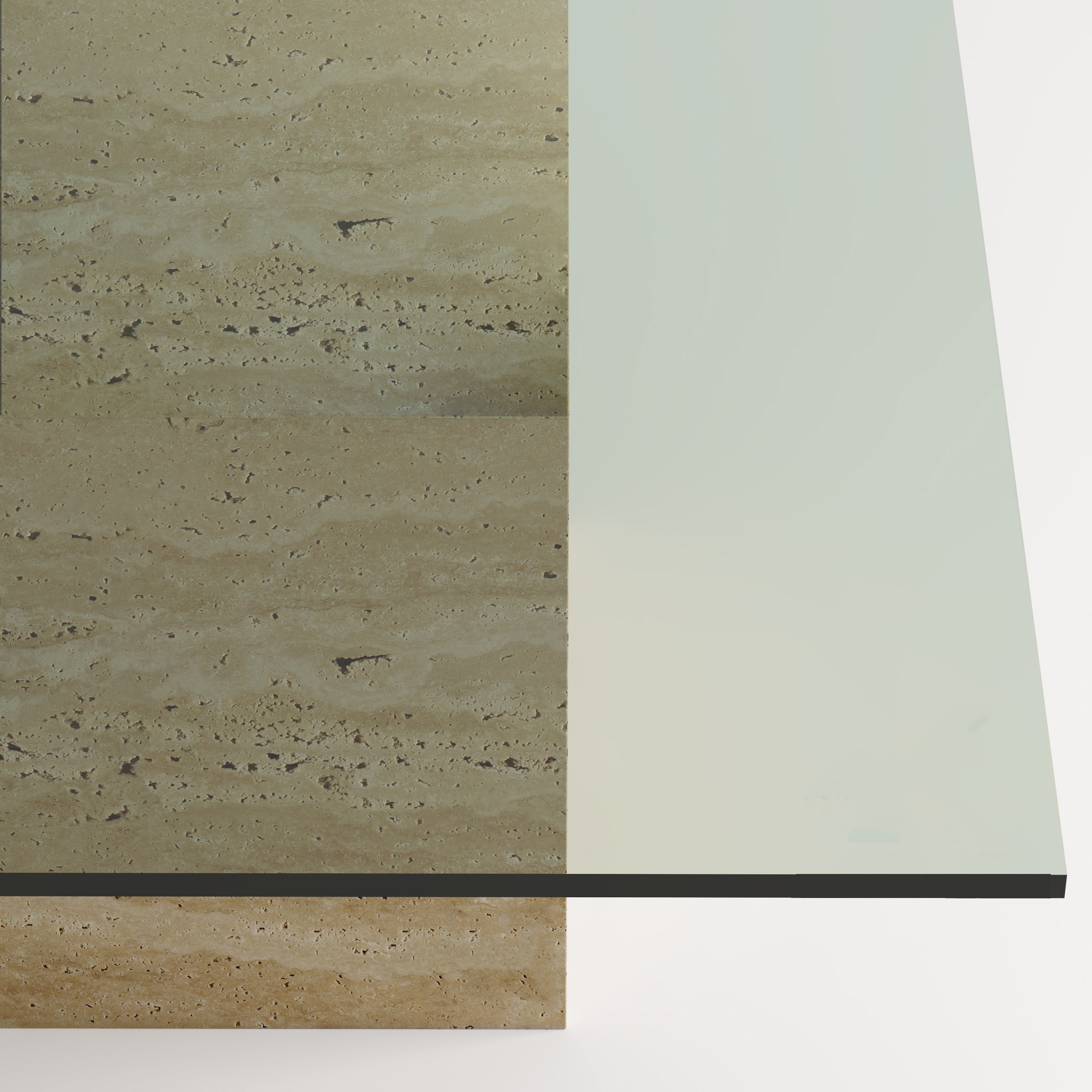 Agalia-Traverten Sehpa