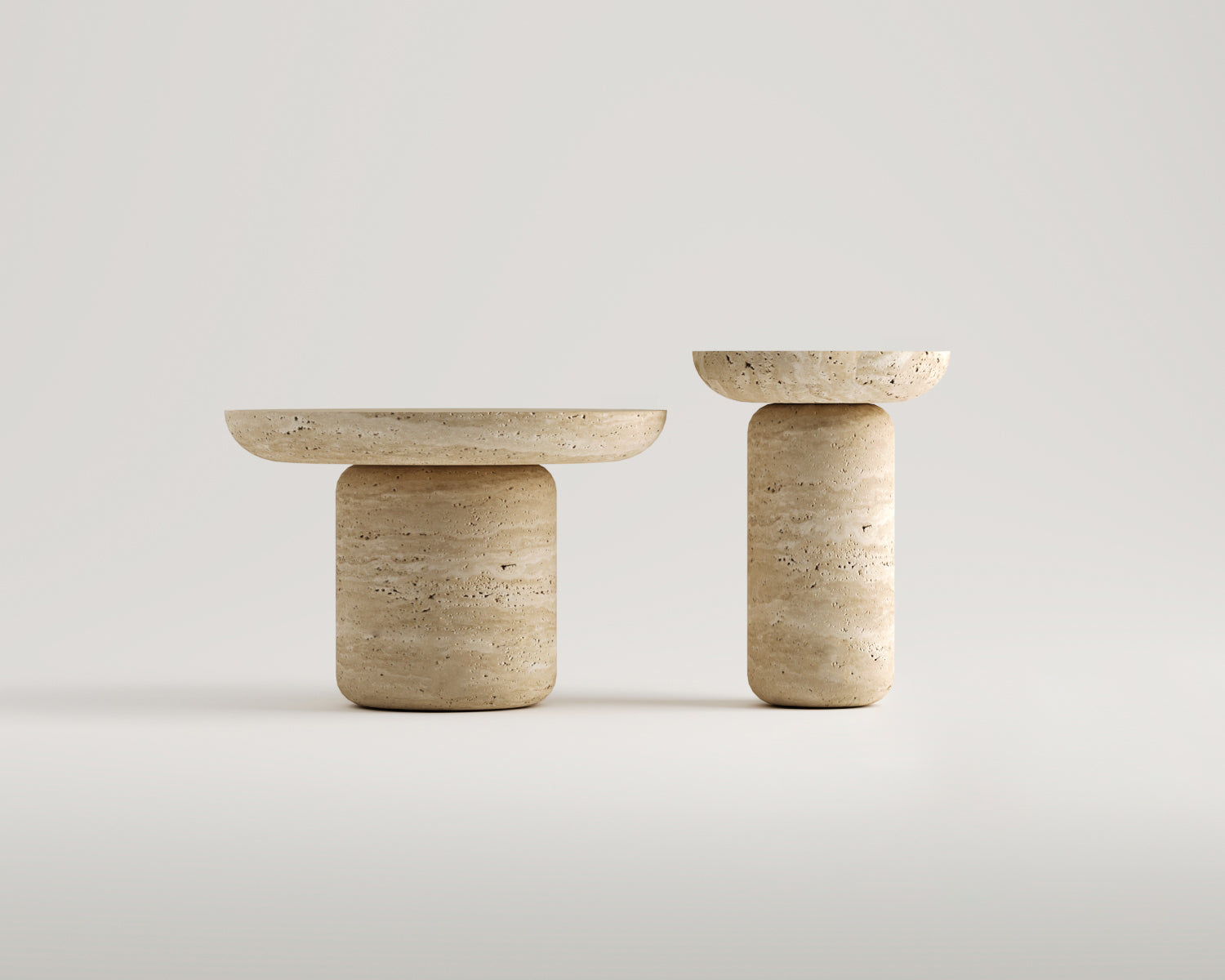 Aidios-Traverten Sehpa