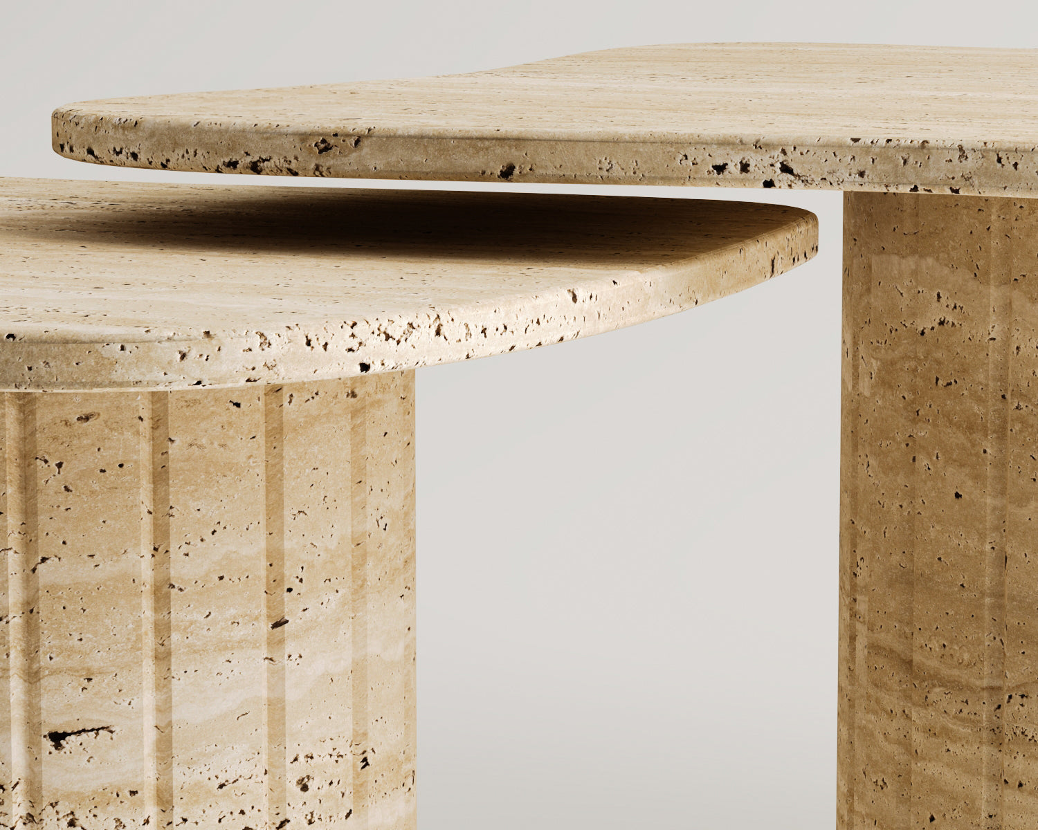 Akantha -Traverten Sehpa