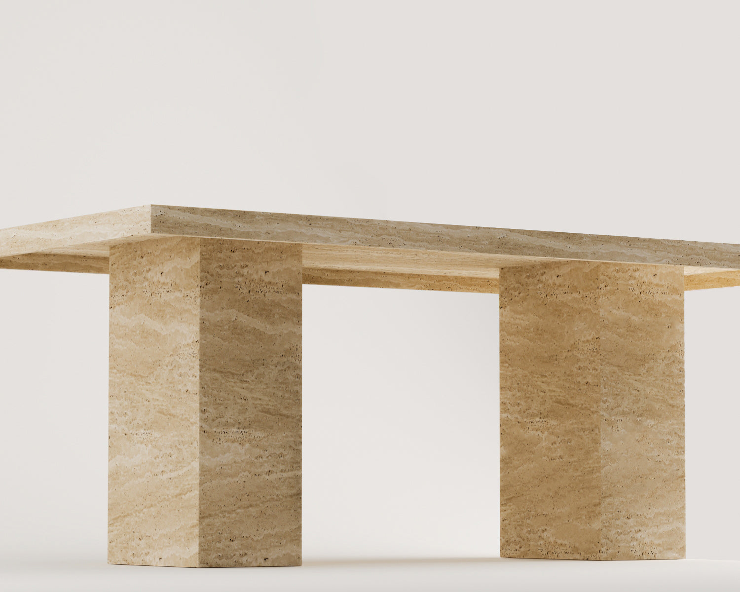 Alseya-Traverten Yemek Masası