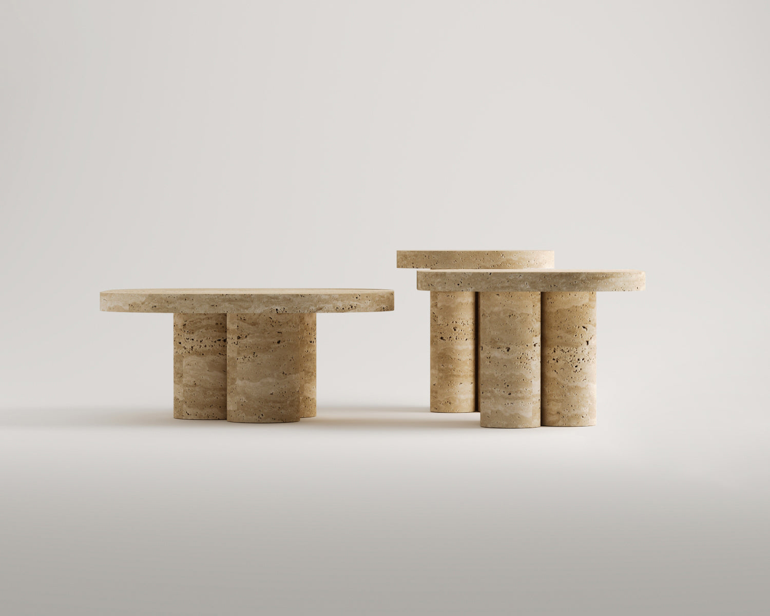 Asteria-Traverten Orta Sehpa