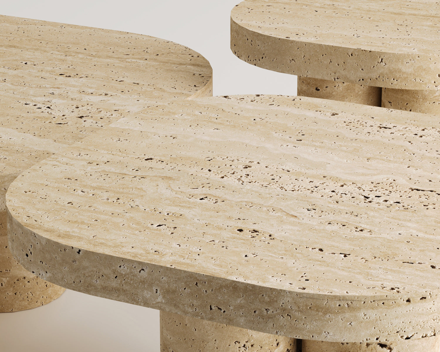 Asteria-Traverten Orta Sehpa