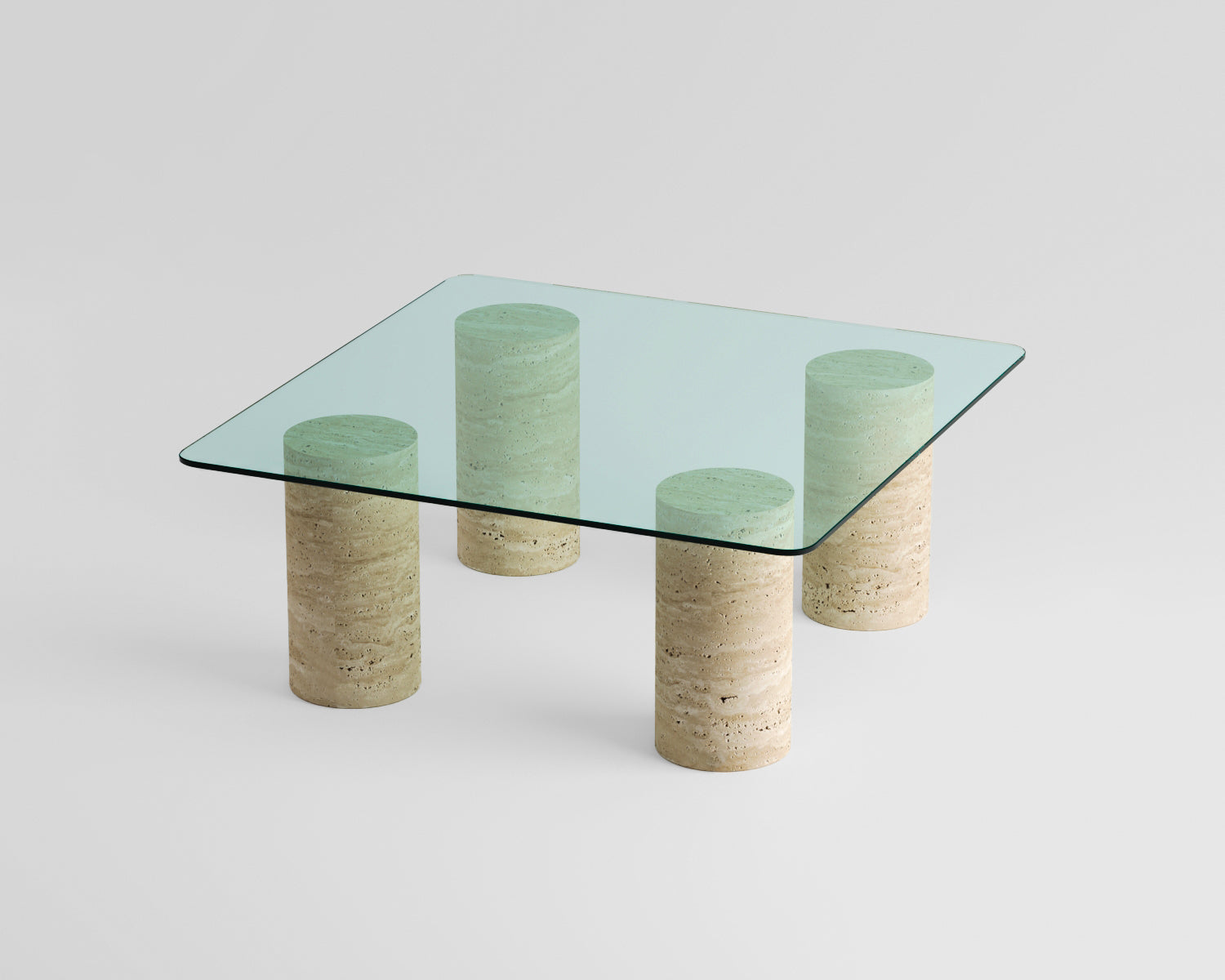 Bozo-Traverten Sehpa