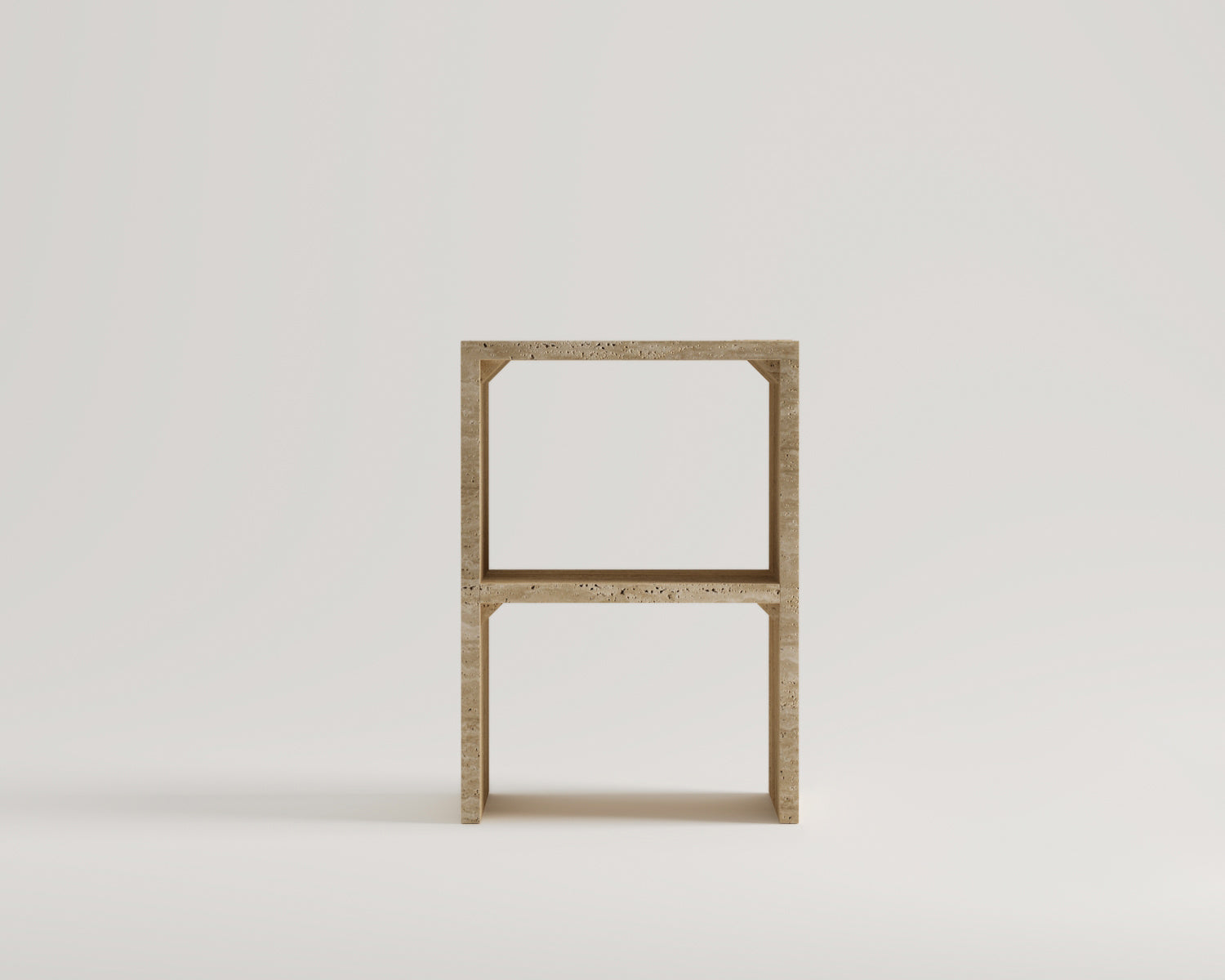 Cali - Traverten Yan Sehpa