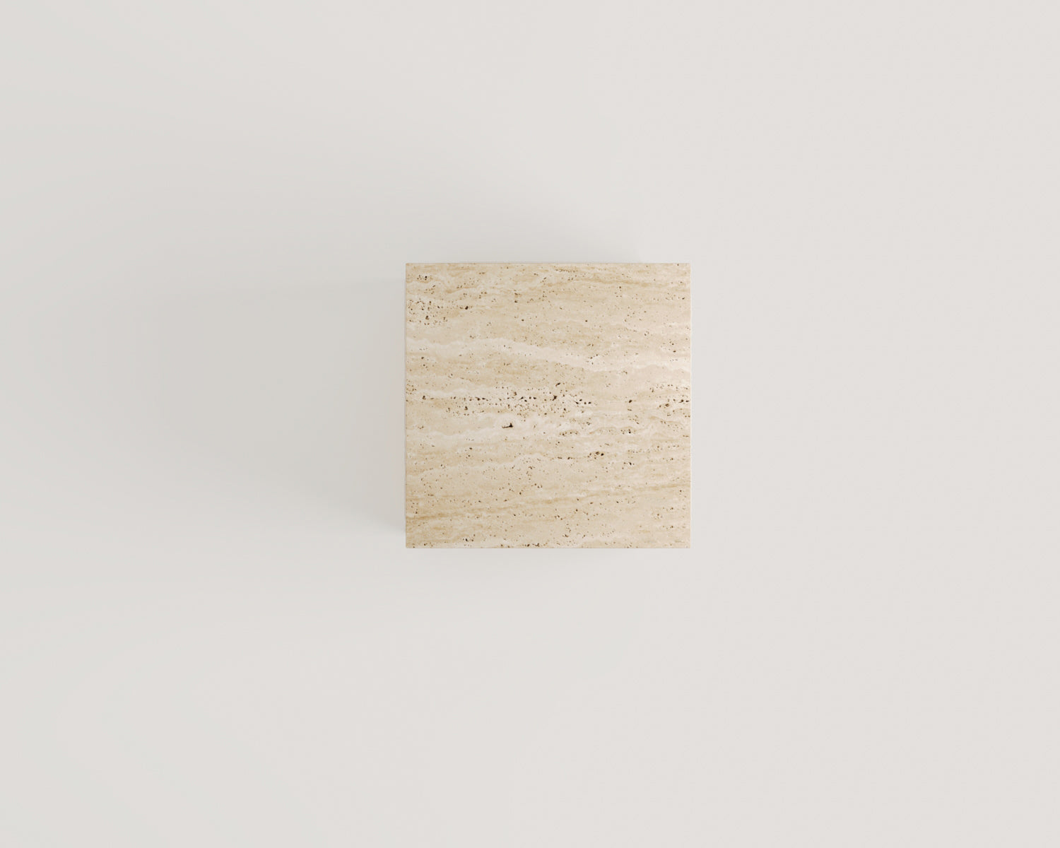 Cali - Traverten Yan Sehpa