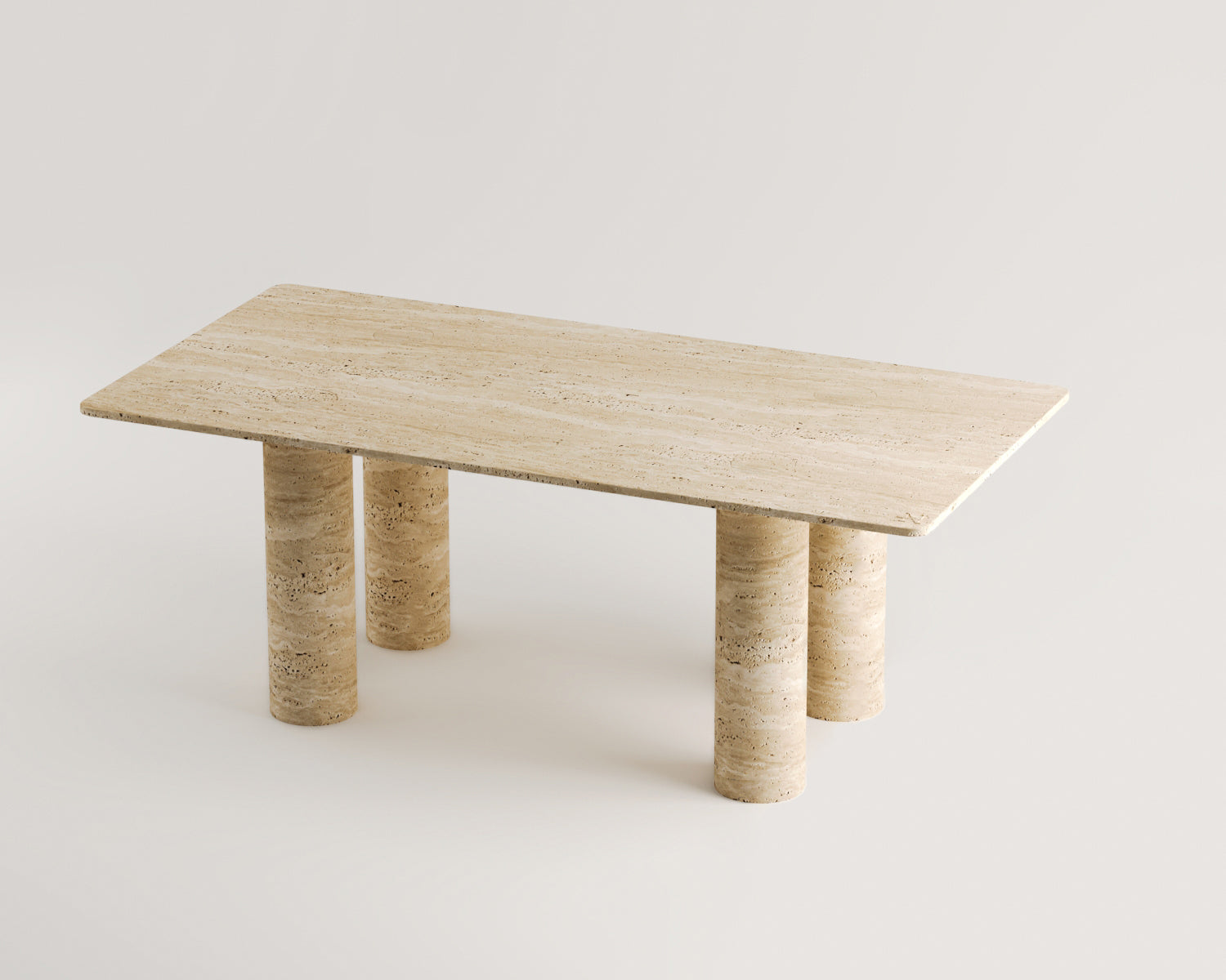 Eden-Traverten Yemek Masası