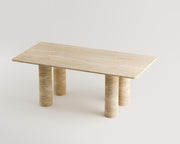 Eden-Traverten Yemek Masası