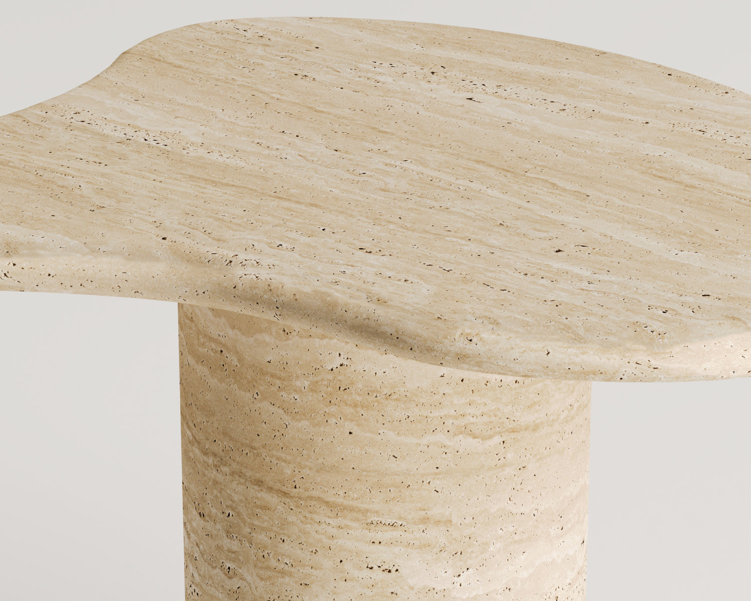 Eidothea- Traverten Yan Sehpa