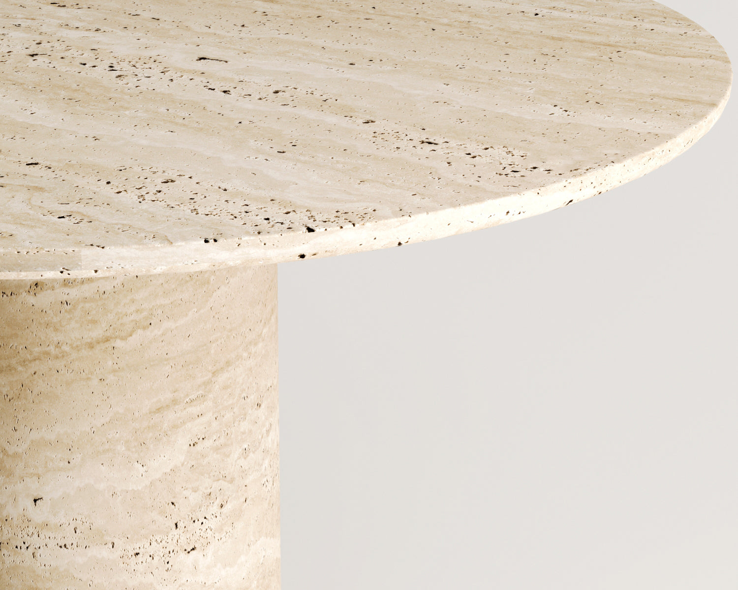 Eleanor-Traverten Yemek Masası