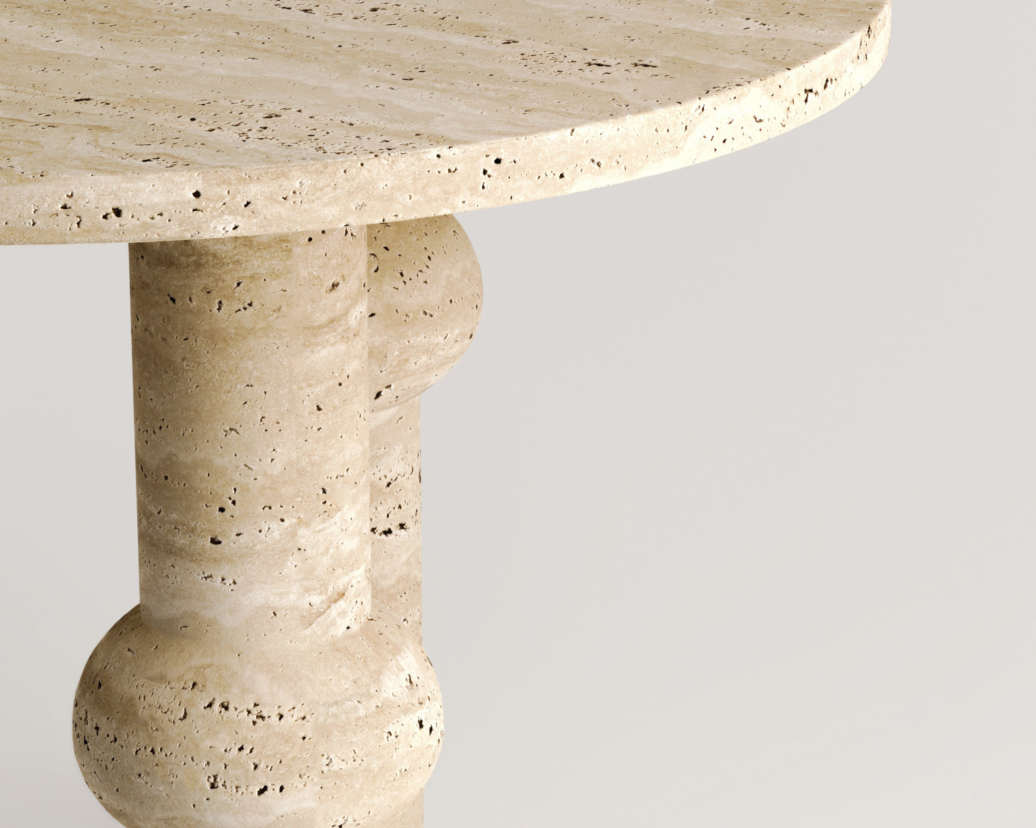 Feelse-Traverten Yemek Masası