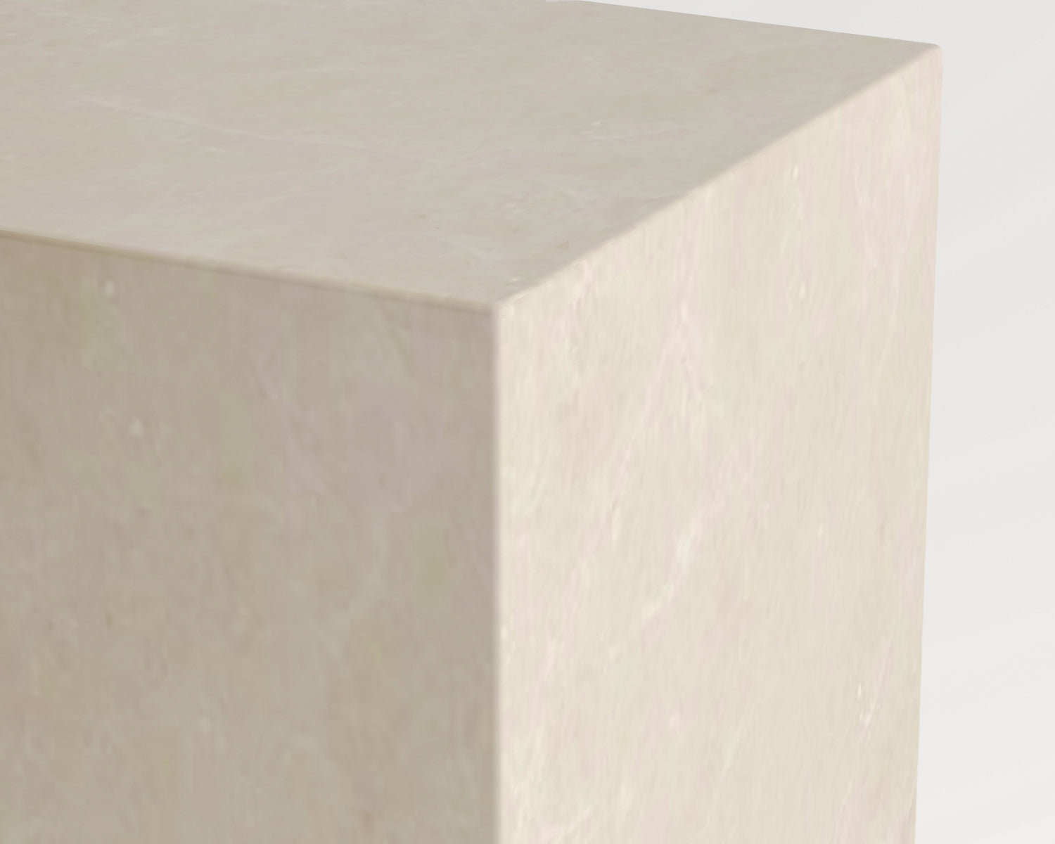 Flam - Sandıklı Bej Küp Sehpa