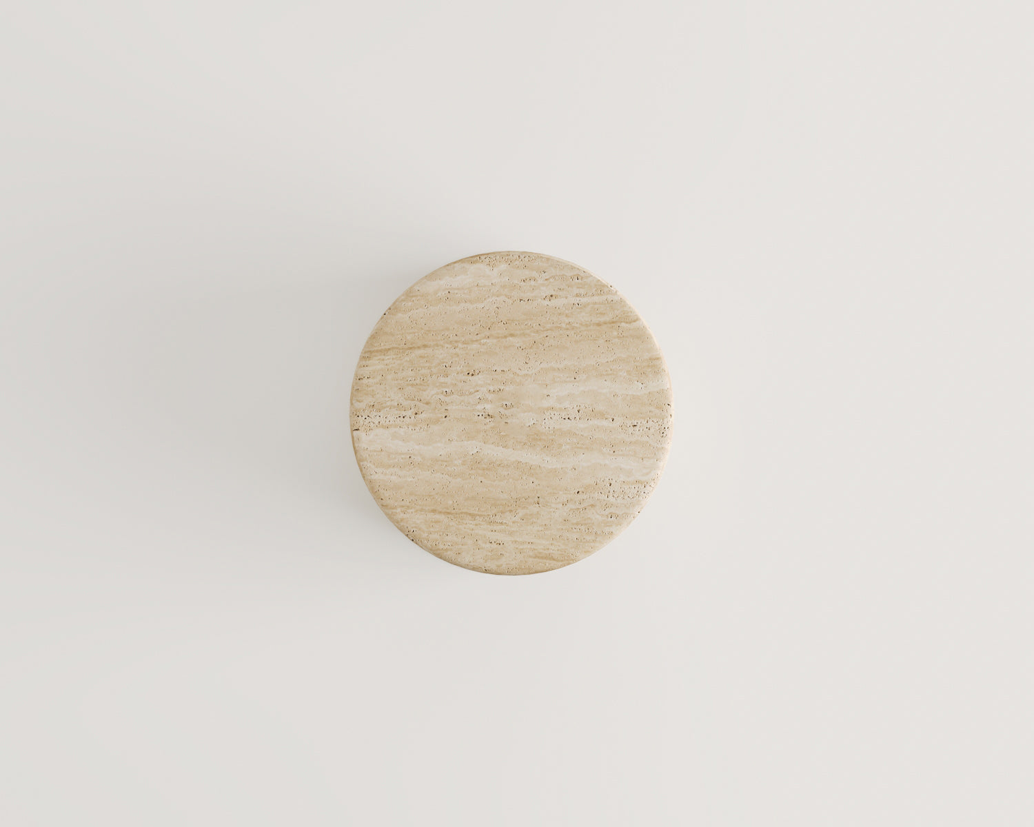 Gemini-Traverten Yan Sehpa