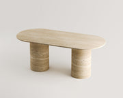 George-Traverten Yemek Masası