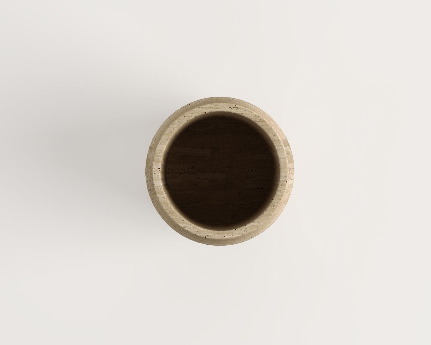 Geranium-Traverten Vazo