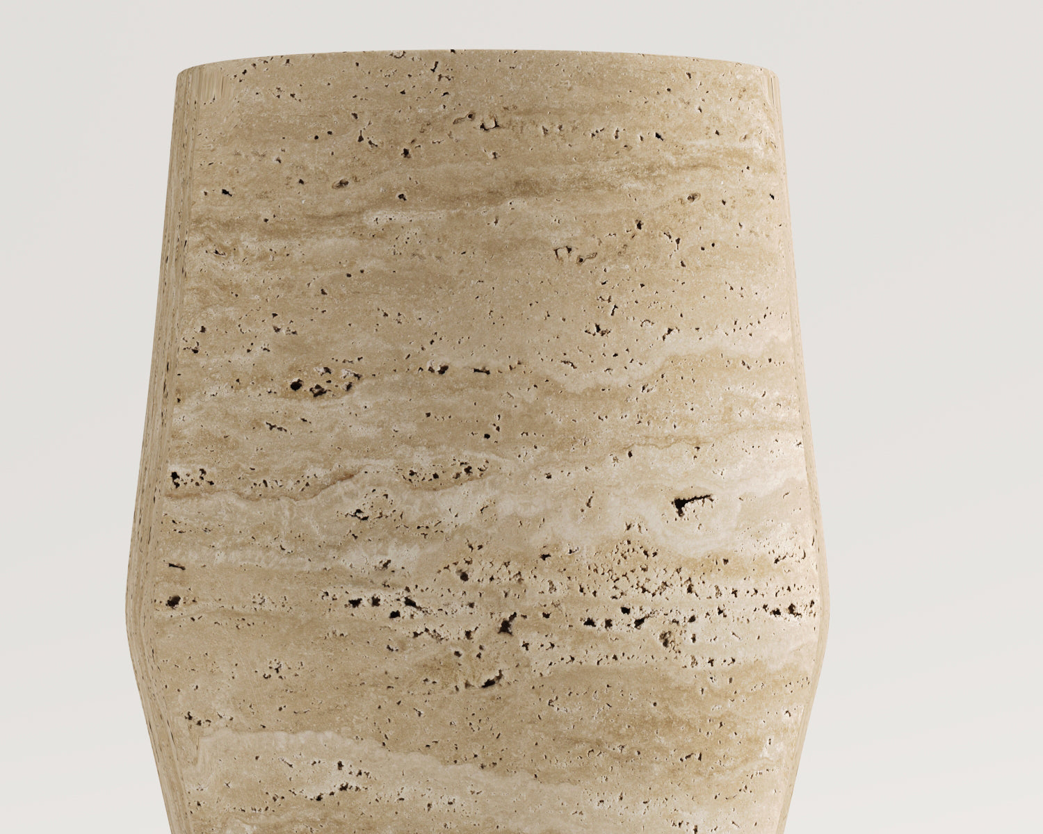 Geranium-Traverten Vazo