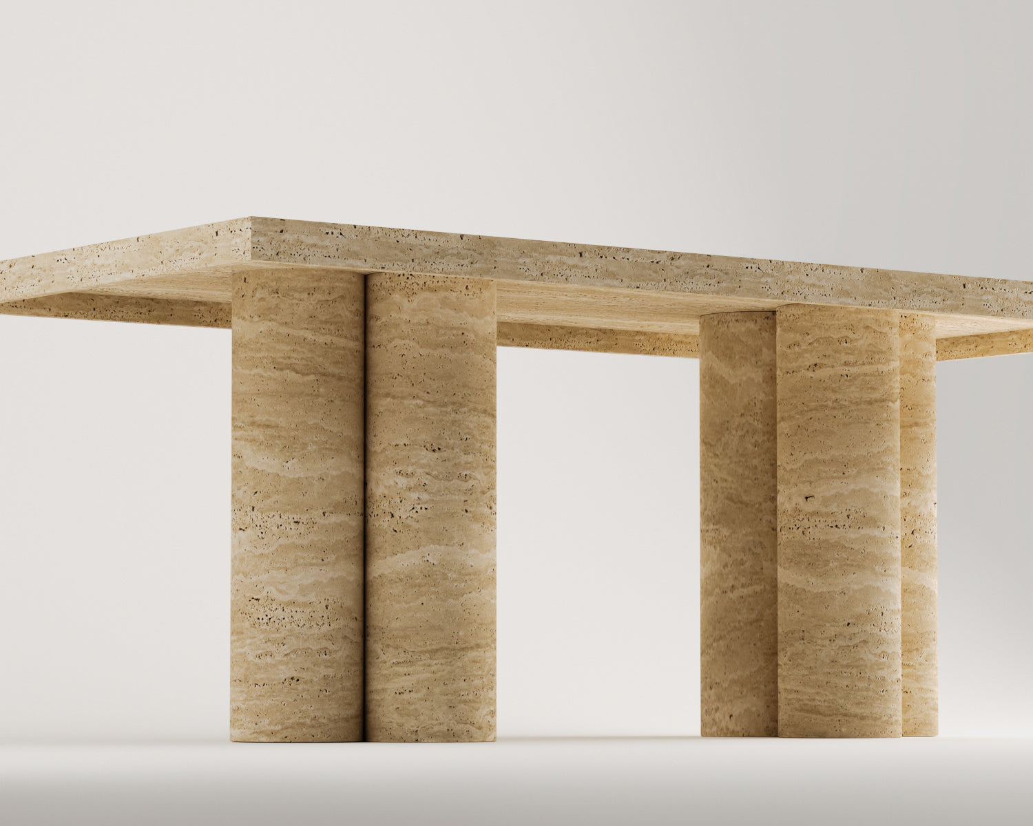 Gretal- Traverten Yemek Masası