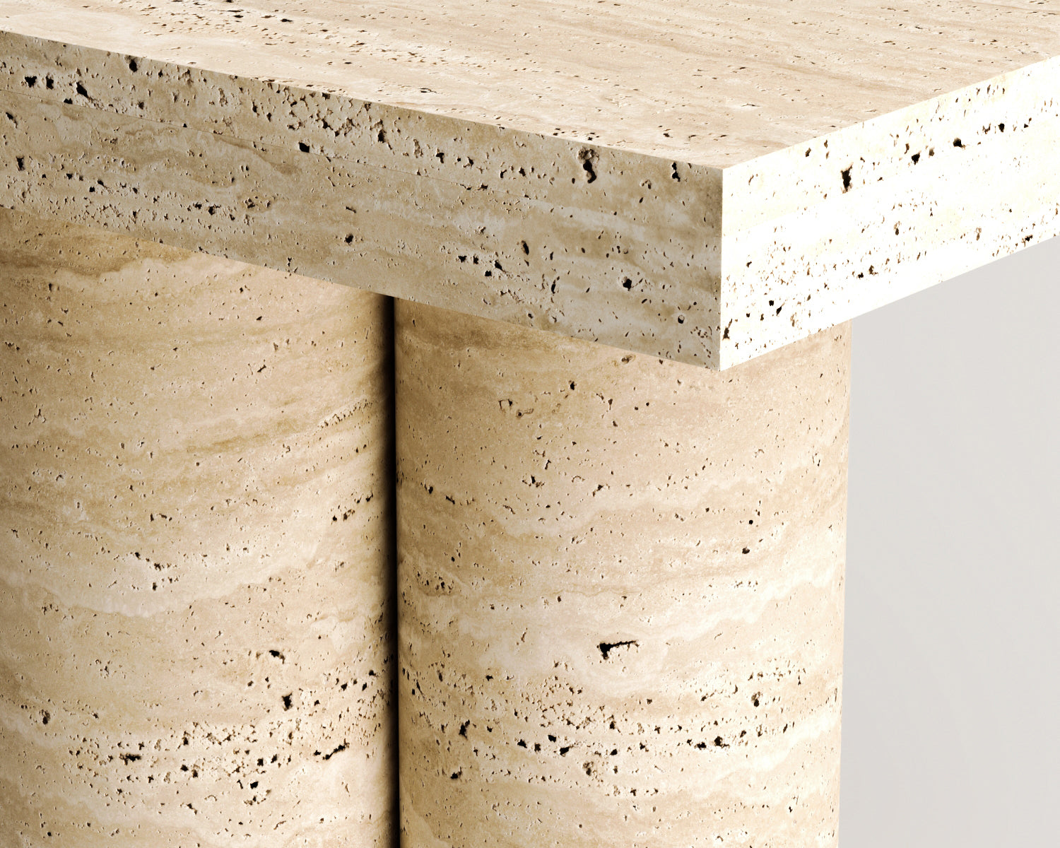 Gretal- Traverten Yemek Masası