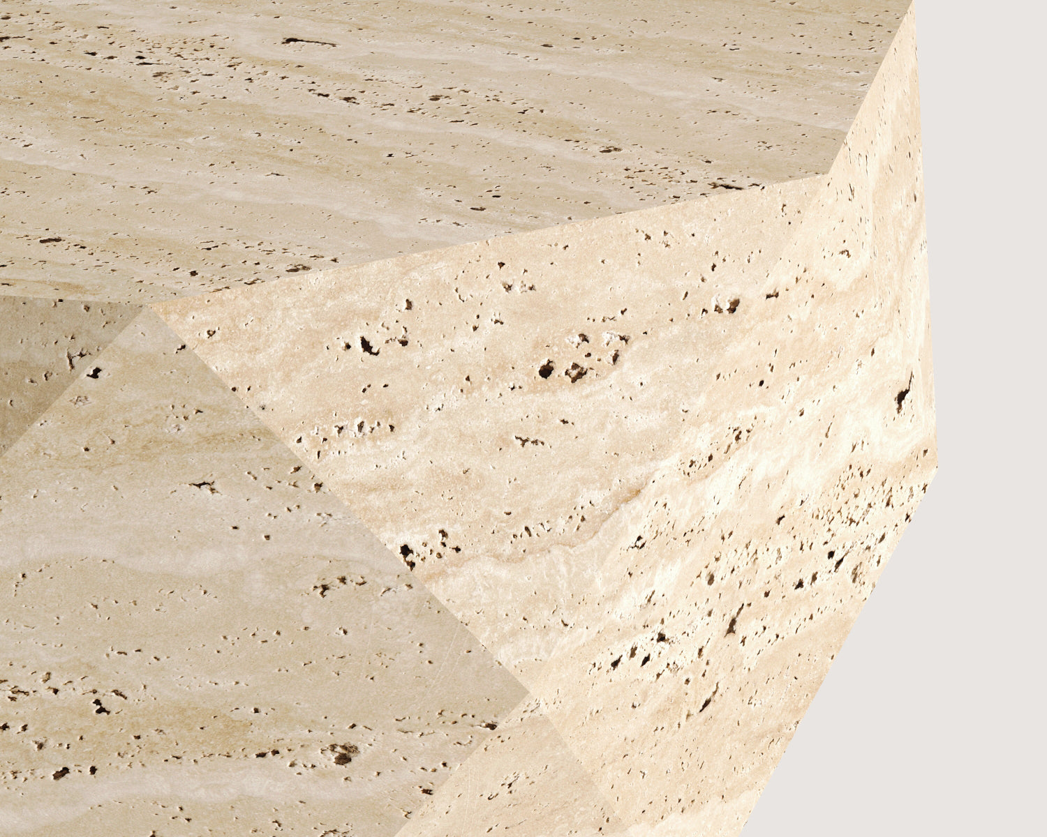 Halcyon-Traverten Orta Sehpa