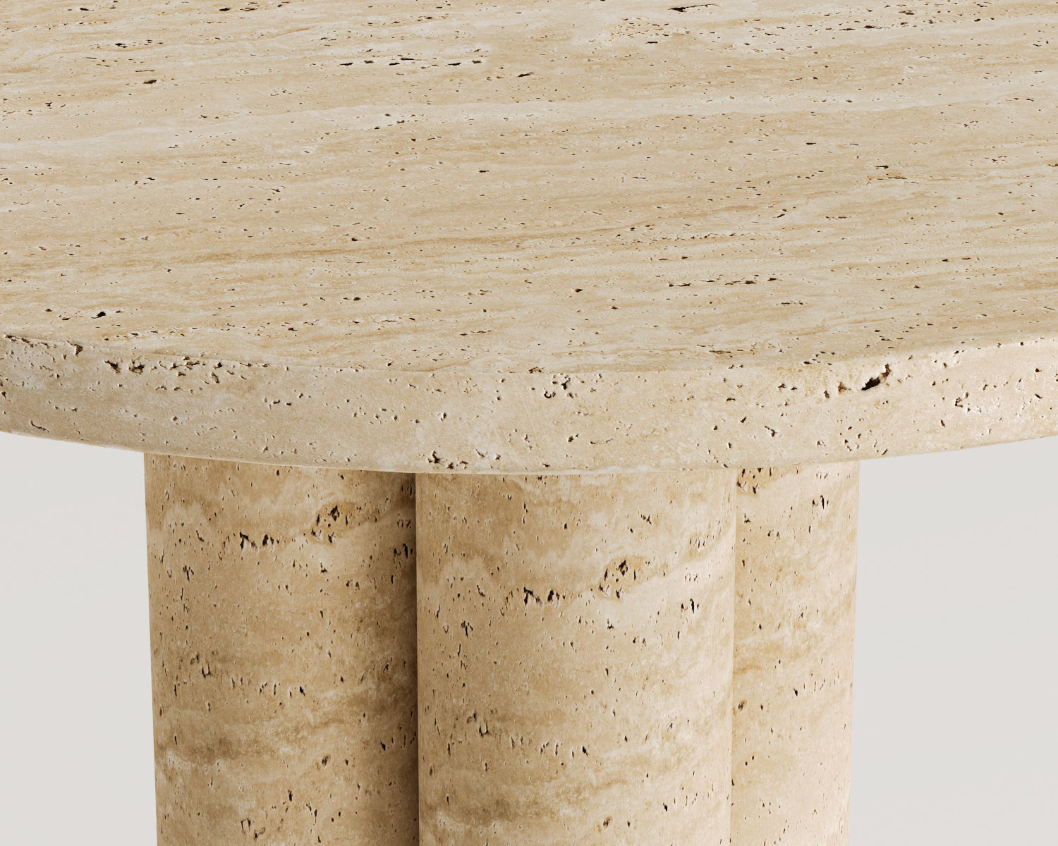 Hedyla-Traverten Yan Sehpa