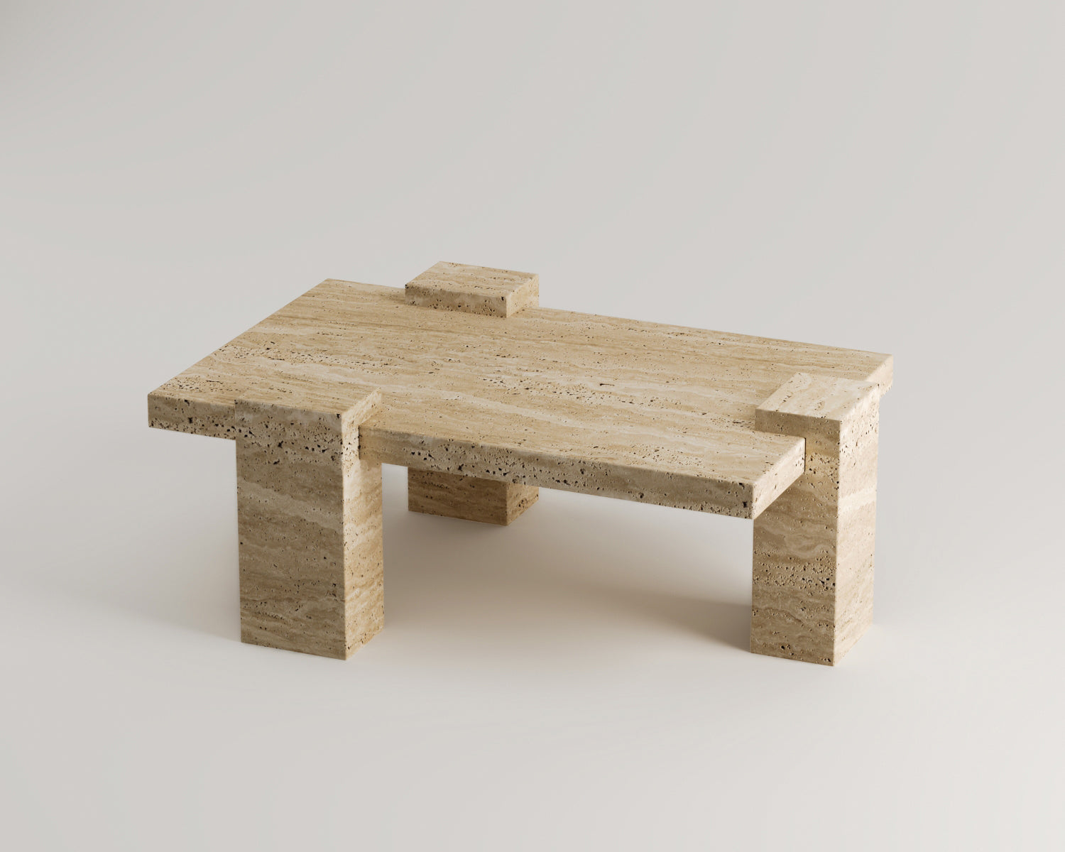 Heliks-Traverten Sehpa