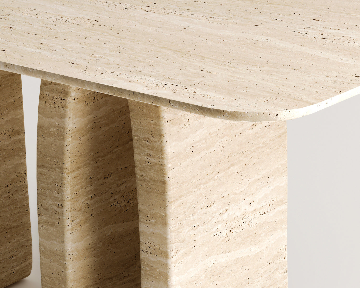 Hestia-Traverten Yemek Masası