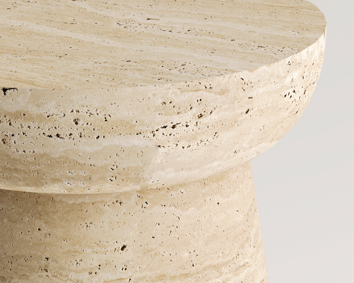 İmera-Traverten Yan Sehpa