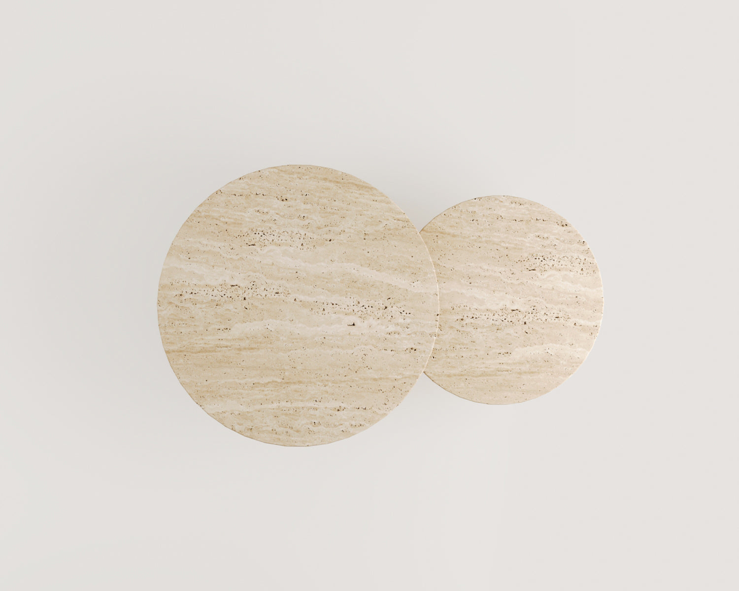 Ivory-Traverten Sehpa