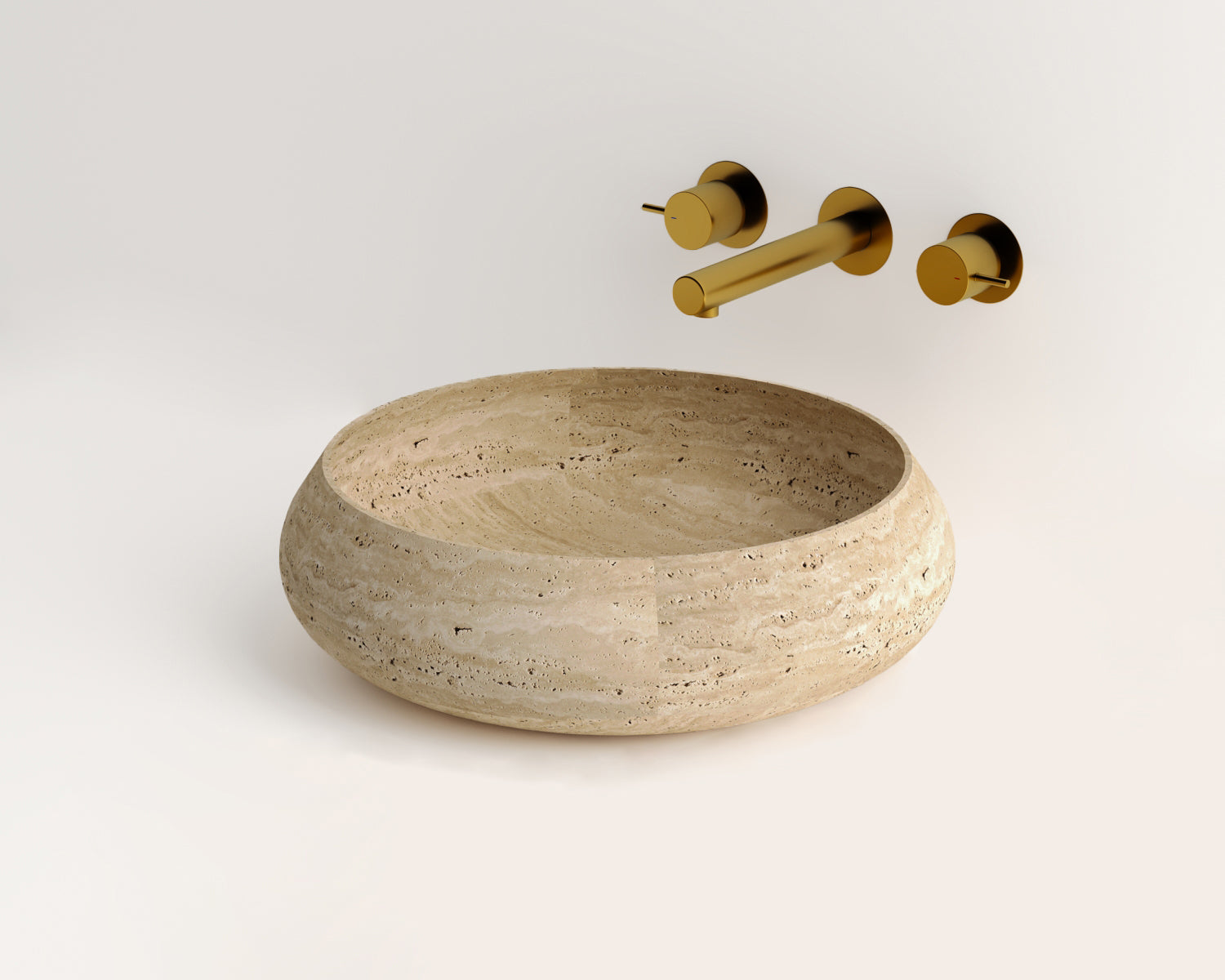 Karo - Traverten Lavabo