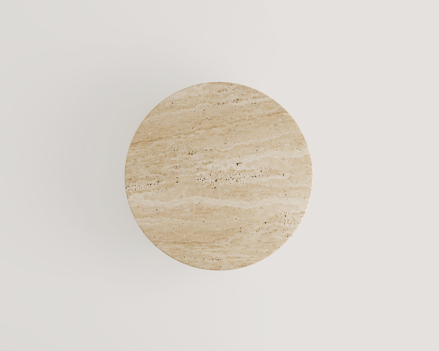 Leche - Traverten Orta Sehpa