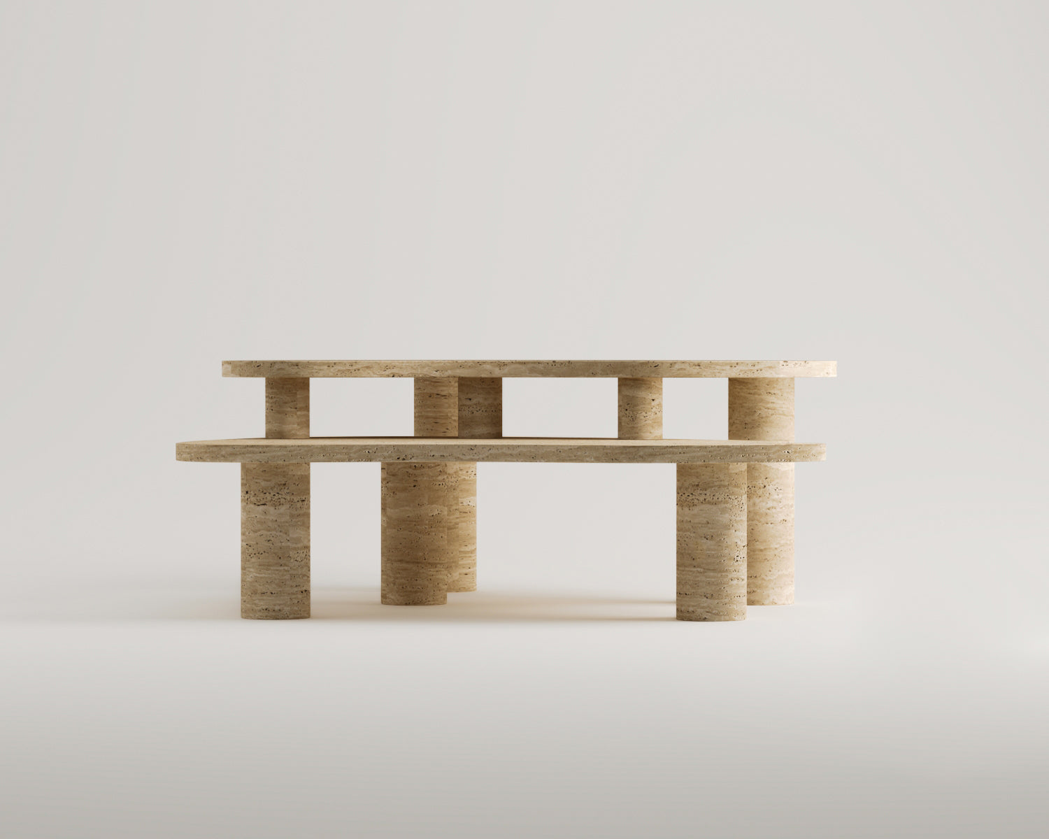 Lenora-Traverten Sehpa