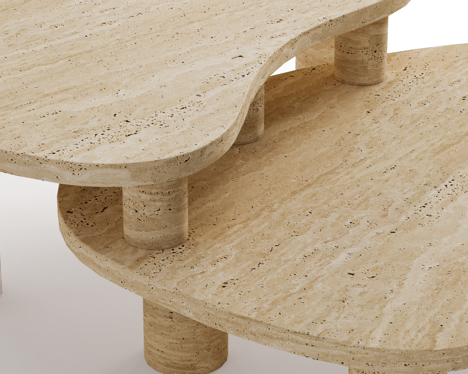 Lenora-Traverten Sehpa